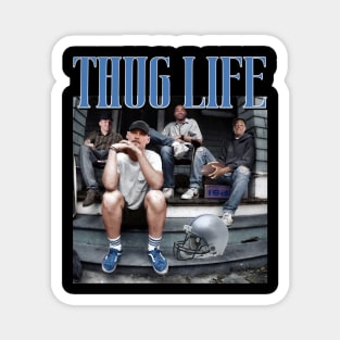 Detroit Thug Life Dan Campbell , Lions Football Magnet