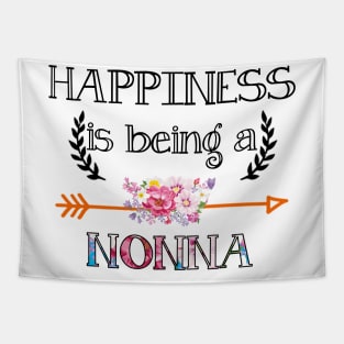 Happiness is being Nonna floral gift Tapestry