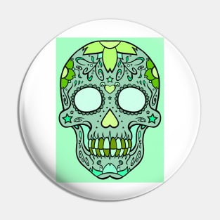 Sugar Skull 11 (Style:8) Pin