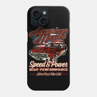 American Muscle Car Speed and Power I Phone Case