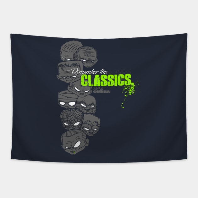 Remember The Classics Tapestry by playfulgorilla