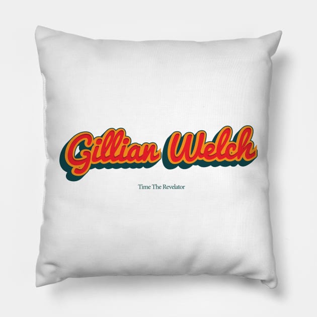 Gillian Welch Pillow by PowelCastStudio