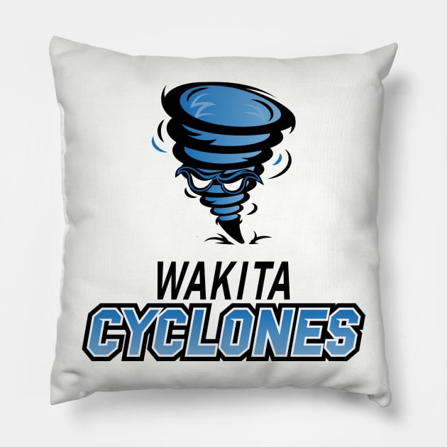 Wakita Cyclones Pillow by SchaubDesign