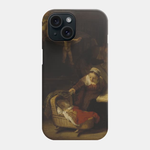 The Holy Family with Angels by Rembrandt Phone Case by Classic Art Stall