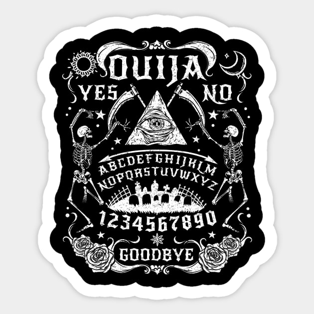 Ouija vinyl sticker set, Spiritual stickers online