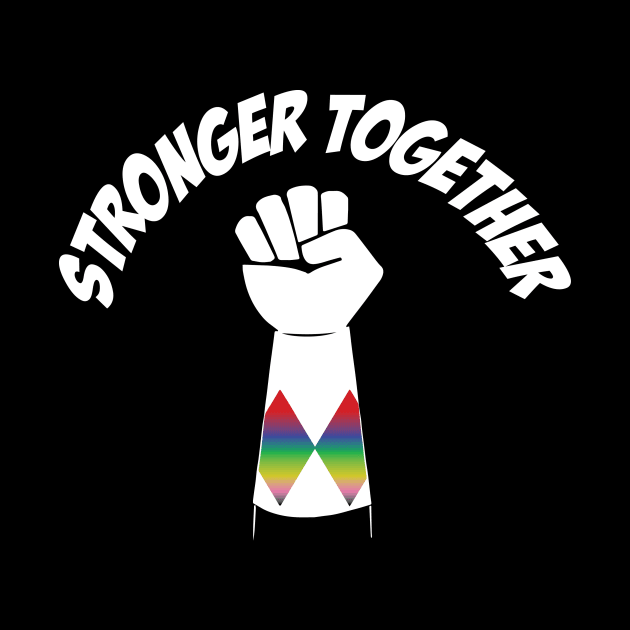 Rainbow Power Stronger Together by gimmiethat