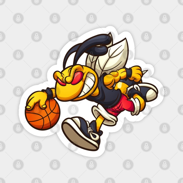 hornet basketball player Magnet by Mako Design 