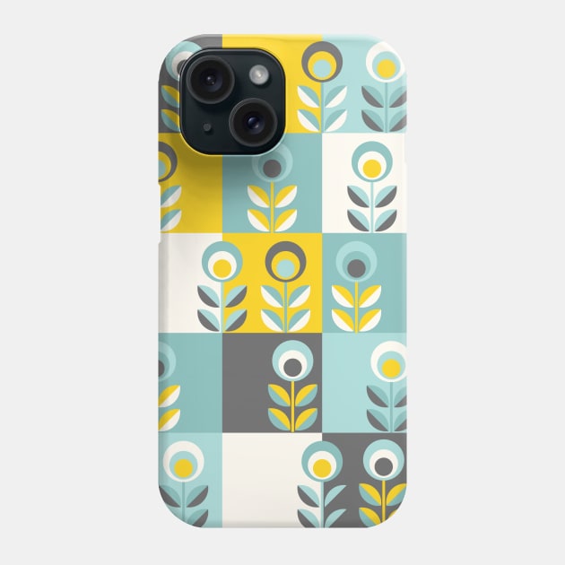 SCANDINAVIAN FLOWERS, 02 Phone Case by Slanapotam