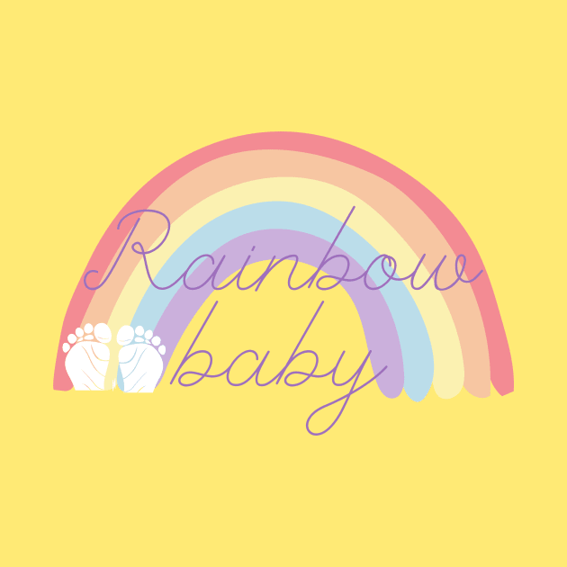 Rainbow Baby Footprints by everenglish