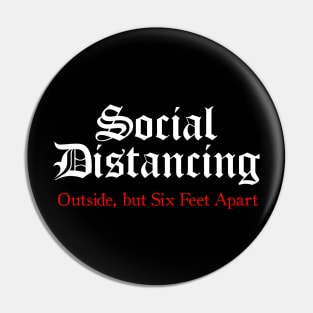 Social Distancing Pin