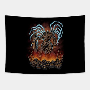 Seraphic Guardian: Diablo 3 Angel Warrior Tapestry