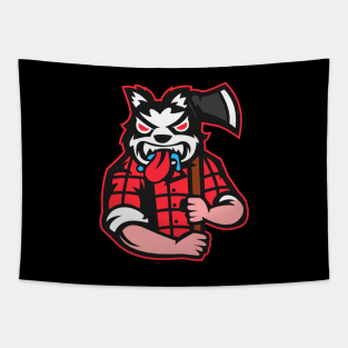 Rabid Lumberjack Tapestry