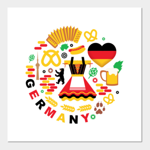 Germany National Symbols National Symbols Of Germany Posters And Art Prints Teepublic