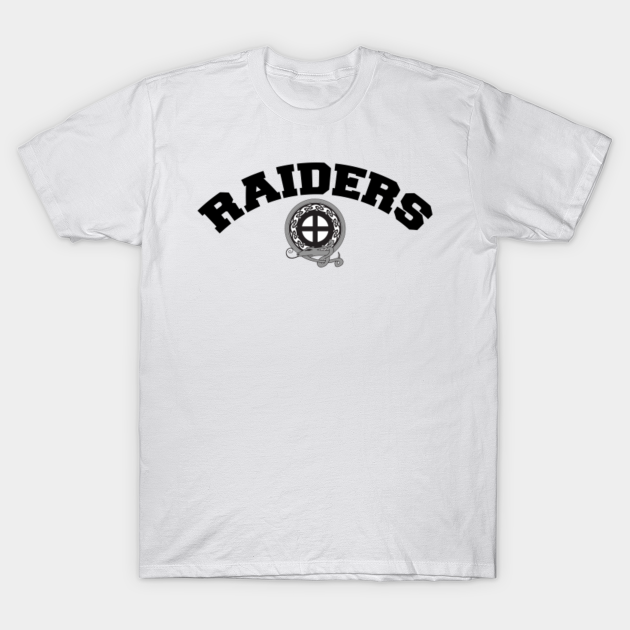 black raiders t shirt
