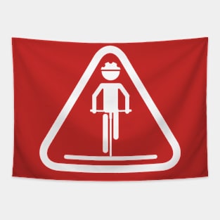 cycler sign Tapestry