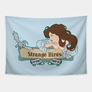 Strange Birds Tee Tapestry