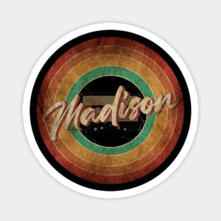 Madison Vintage Circle Art Magnet