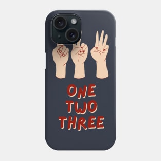 One Two Three Phone Case