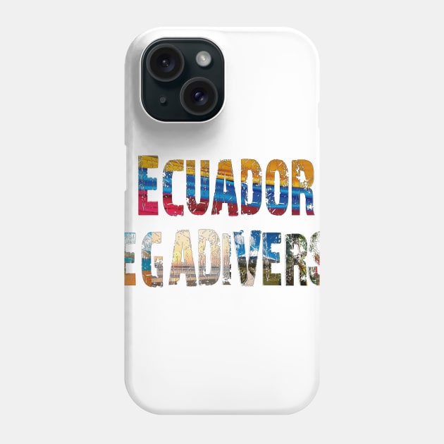 Ecuador Megadiverso Phone Case by leeloolook