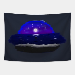 Night Swimming With Me Tapestry