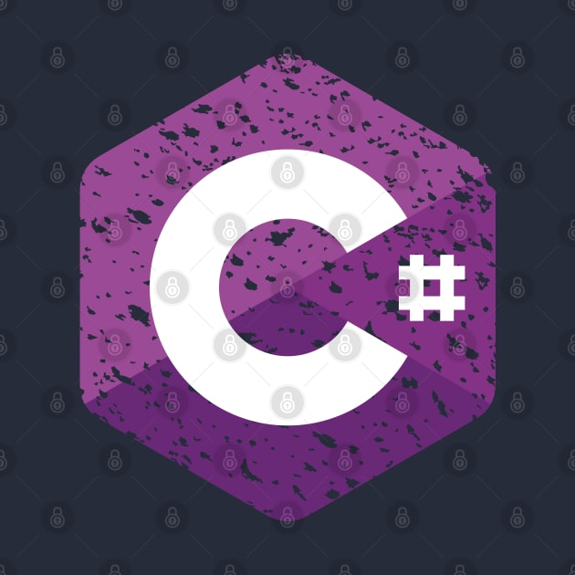 Vintage C#/ C Sharp Logo by kim.id