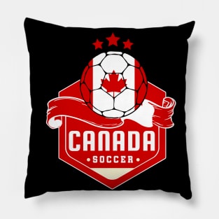 Canada Soccer Pillow