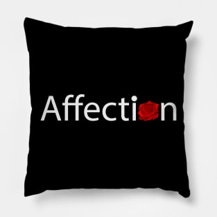 Affection artistic text design Pillow