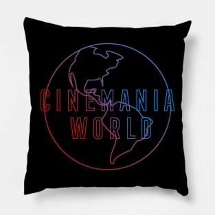 NEW Cinemania World Logo Pillow