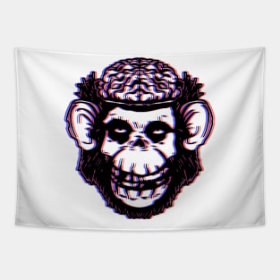 The MONKEY BRAINS INK MONKEYFITS shirt! Monkeyfits for all! Tapestry