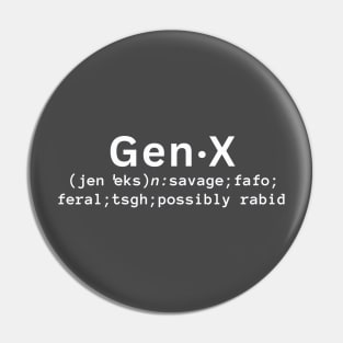 Gen X dictionary definition savage fafo feral tsgh possibly rabid Pin