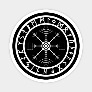 Veldismagn /// Rune Circle White Magnet