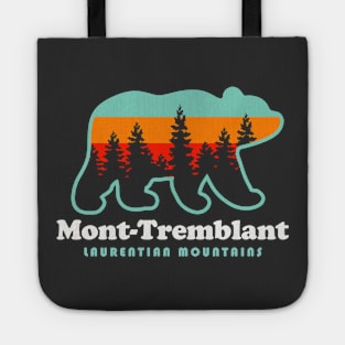 Mont Tremblant Laurentian Mountains Quebec Canada Bear Tote