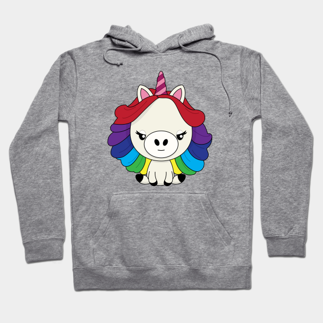 rainbow unicorn hoodie