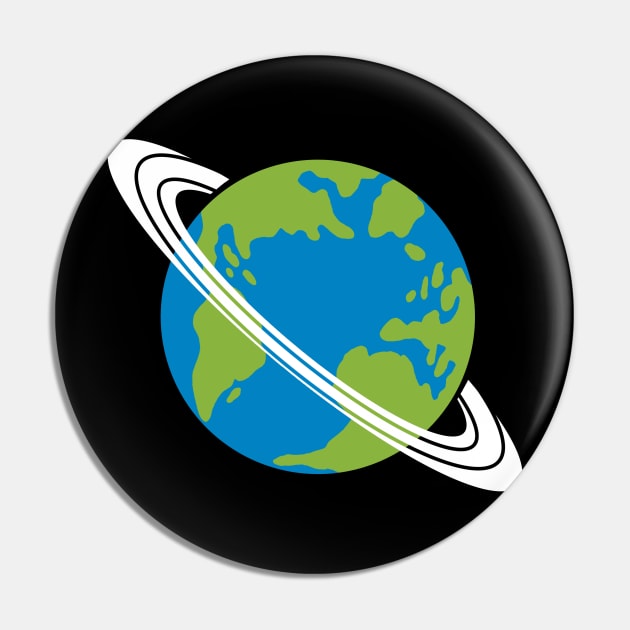 World Satellite Circle Pin by Tuye Project