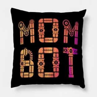 Mom bot retro Pillow