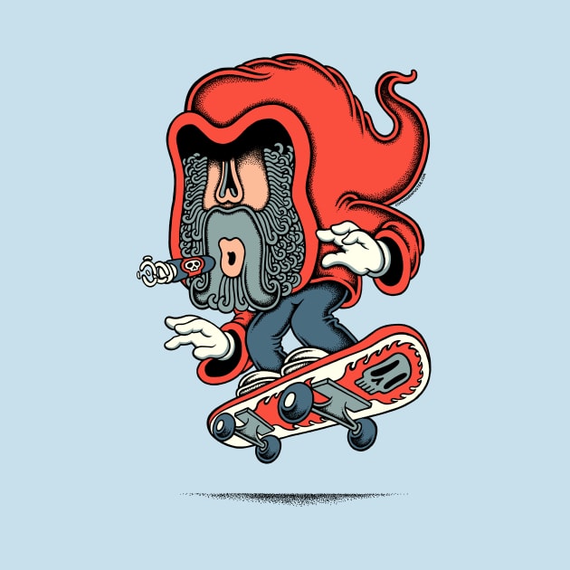 Skateboard Hoodie by Copenhagen Poster