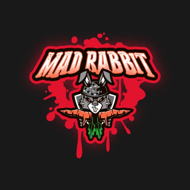 Halloween Mad Rabbit Design by SpookyHalloween