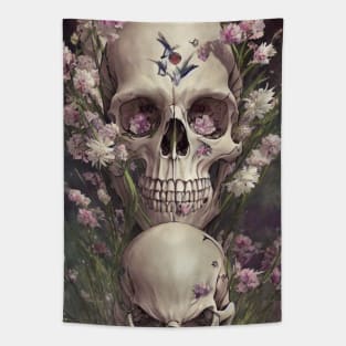 Bones and Botany Tapestry