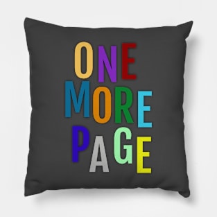 One More Page Pillow