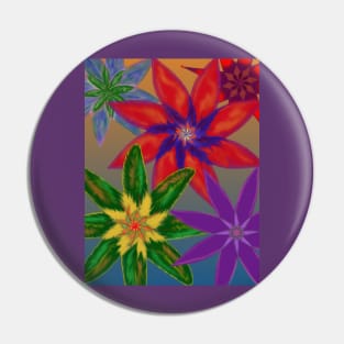 Floral Burst Pin