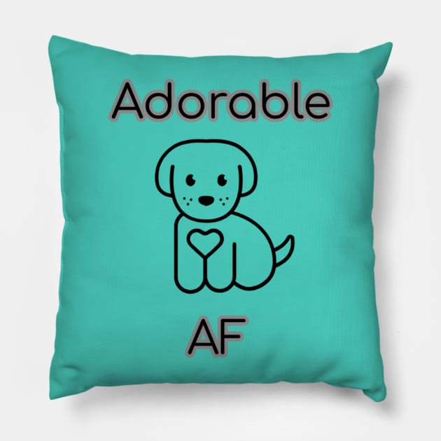 Adorable AF Pillow by MemeJab