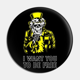 Uncle Sam Ancap Pin