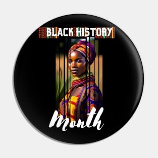 Black history month cute graphic design artwork Pin