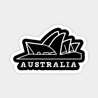 Australia summer travel vintage Magnet