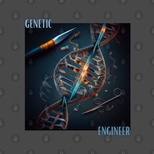 gene editing, genetic engineer, gift present idea by Pattyld