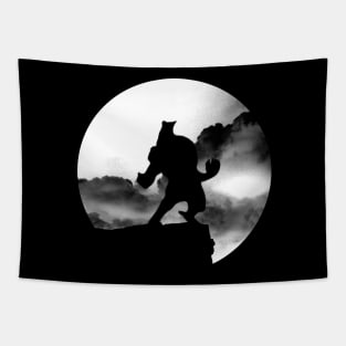 Lycan on the Edge Tapestry