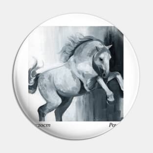 Copy of Prancing Horse in acrylic Pin