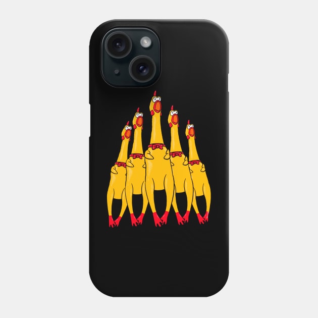 Screaming rubber chicken Phone Case by Sketchy