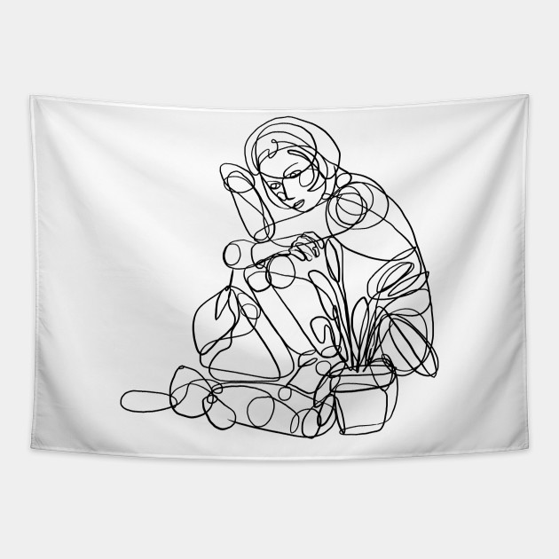 Matilda And Her Plant Leon The Professional Tapestry Teepublic Violeta san great art taste you have. teepublic