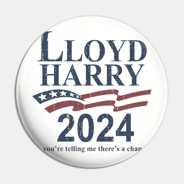 Lloyd and Harry '24  Election Funny Dumb And Dumber Pin by rajem